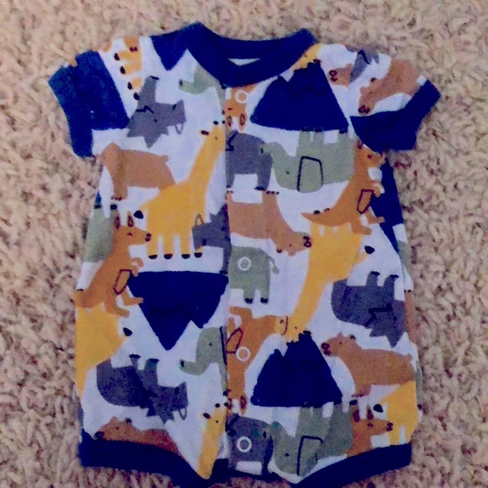 2 for $25 item - Newborn romper with animals